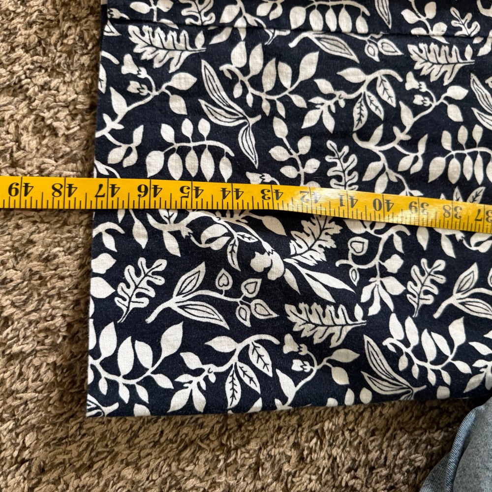 Ann Taylor Factory Black White Floral Print romper Size 2 Square Neck Sleeveless - Picture 7 of 7